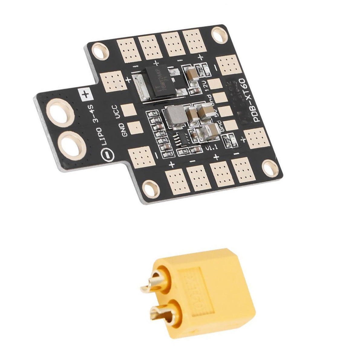 RC Drone Dual BEC PDB XT60 Board Mudule Power Distribution Board Power For FPV E