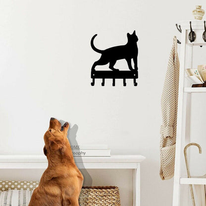 Cat Key Rack Decoration Wall Hanging Pendant Wall Art Home Decor Accessories