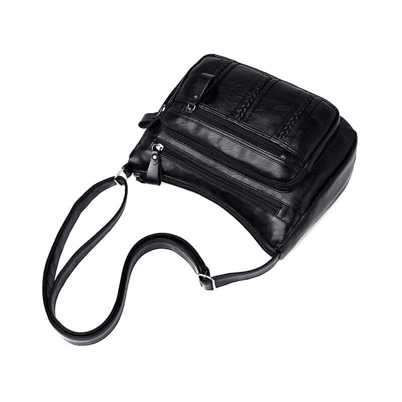 Women Handbag Shoulder Bag PU Leather Crssobody Pouch Messenger Purse Mother Bag
