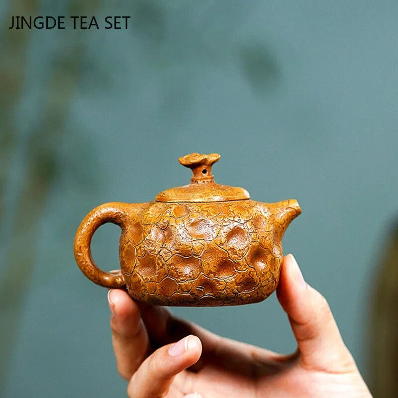 90ml Yixing Handmade Teapot Creativity Purple Clay Kettle Household Teaware
