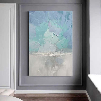 Handmade Abstract Minimalist Canvas Oil Painting Modern Wall Art Decorative