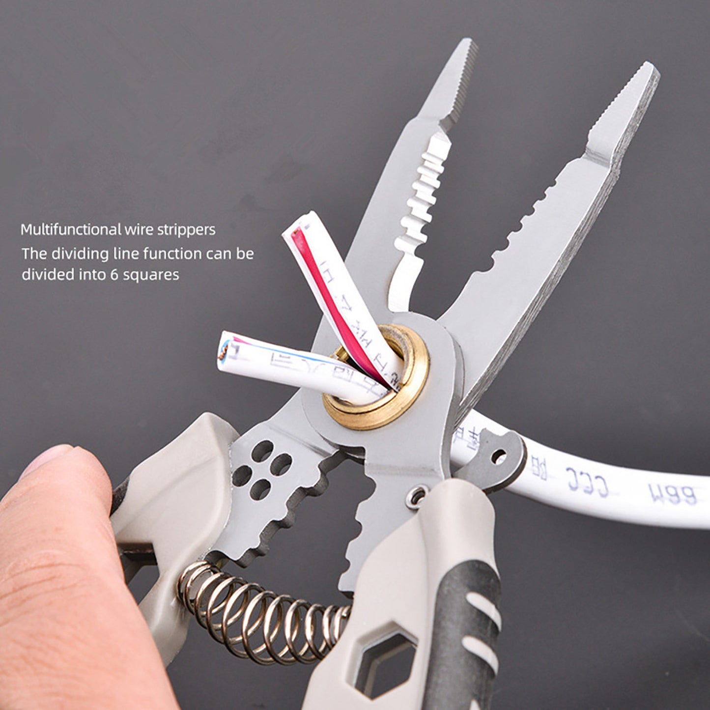 7-inch Multipurpose Wire Stripper, Multi Purpose Portable Wire Stripping Tool