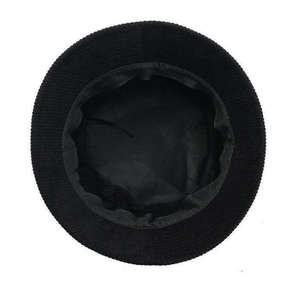 Corduroy Bucket Hat Cap Double-sided Fisherman's Cap Men Women