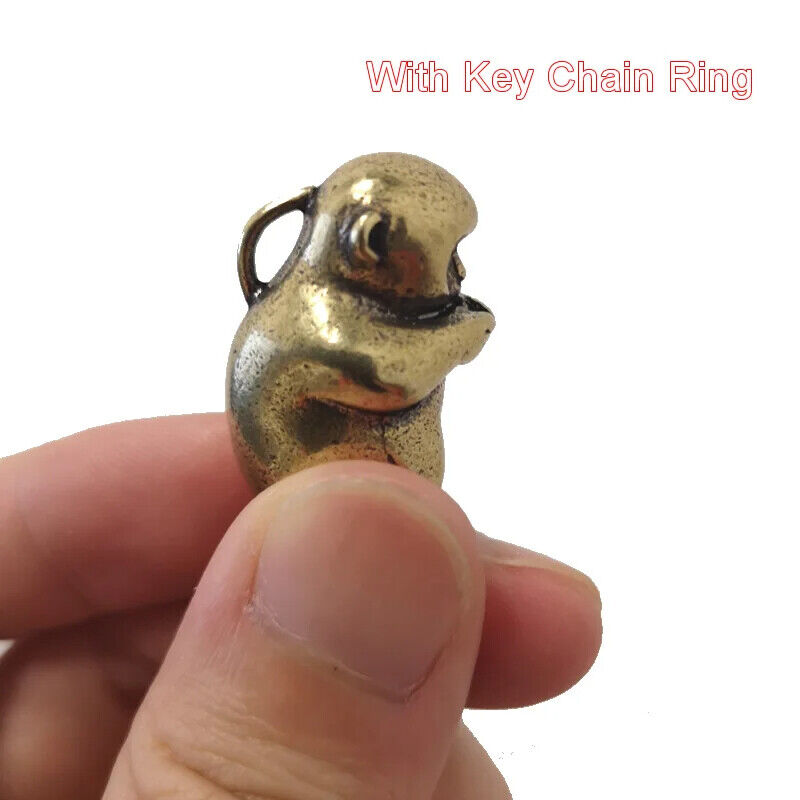 Incense Holder Mini Vintage Brass Monkey Statue Figure Home Sculptures 2.9x1.5cm