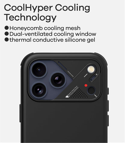 A17 Vegan Leather Coolhyper Iphone 17 Pro Case | Camera Control | with Cooling F