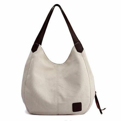 Women Large Canvas Handbag Shoulder Bag Travel Messenger Tote Purse Hobo Bags