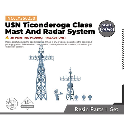 1/350 Model Upgrade Parts For The USN Ticonderoga Class Mast And Radar System