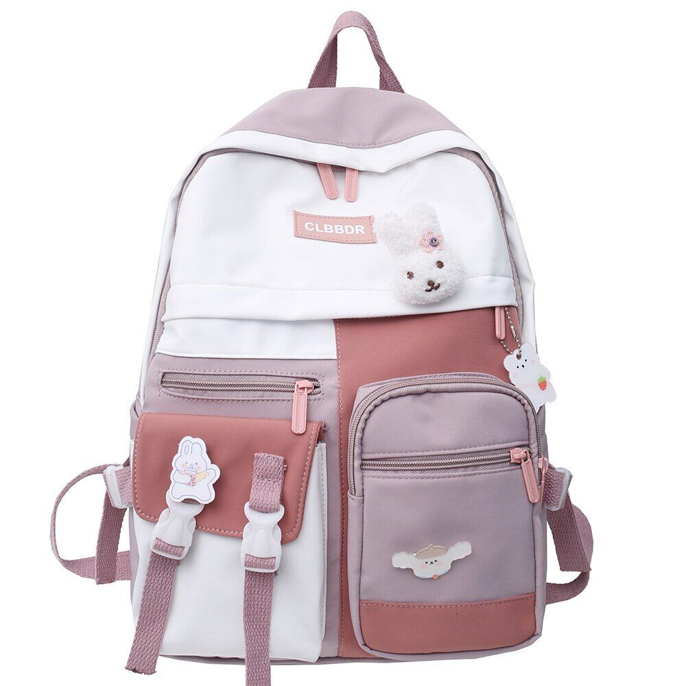 Backpack Women School Bag College Student Nylon Backpack Female Bag