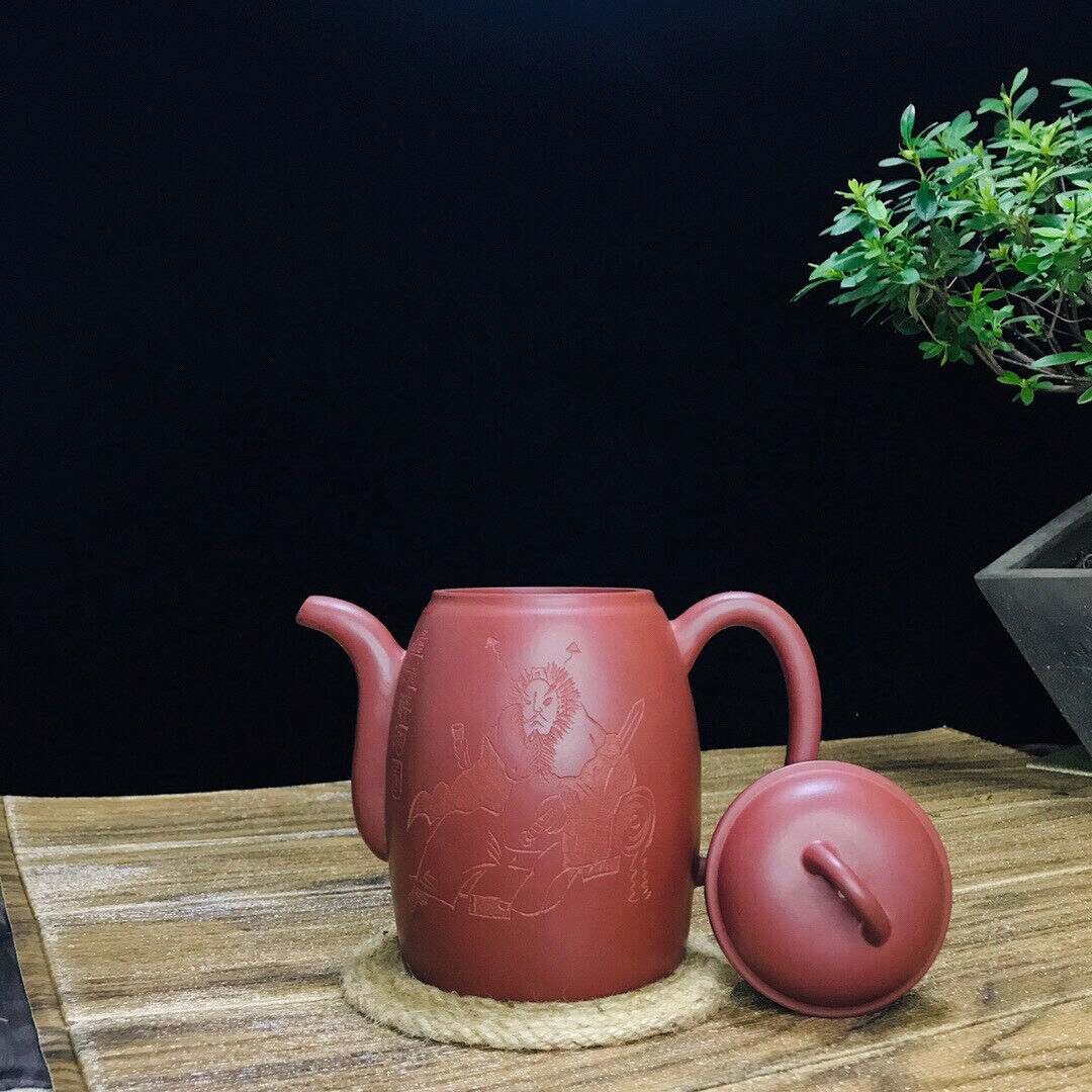 Chinese Yixing Zisha Clay Handmade Exquisite Teapot （高秦权 底款：顾景舟）