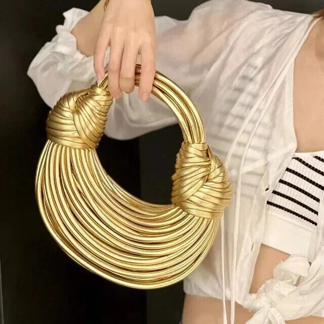 Clutch Gold Bag Women PU Gold Handbag Shoulder Bags Evening Party Bags
