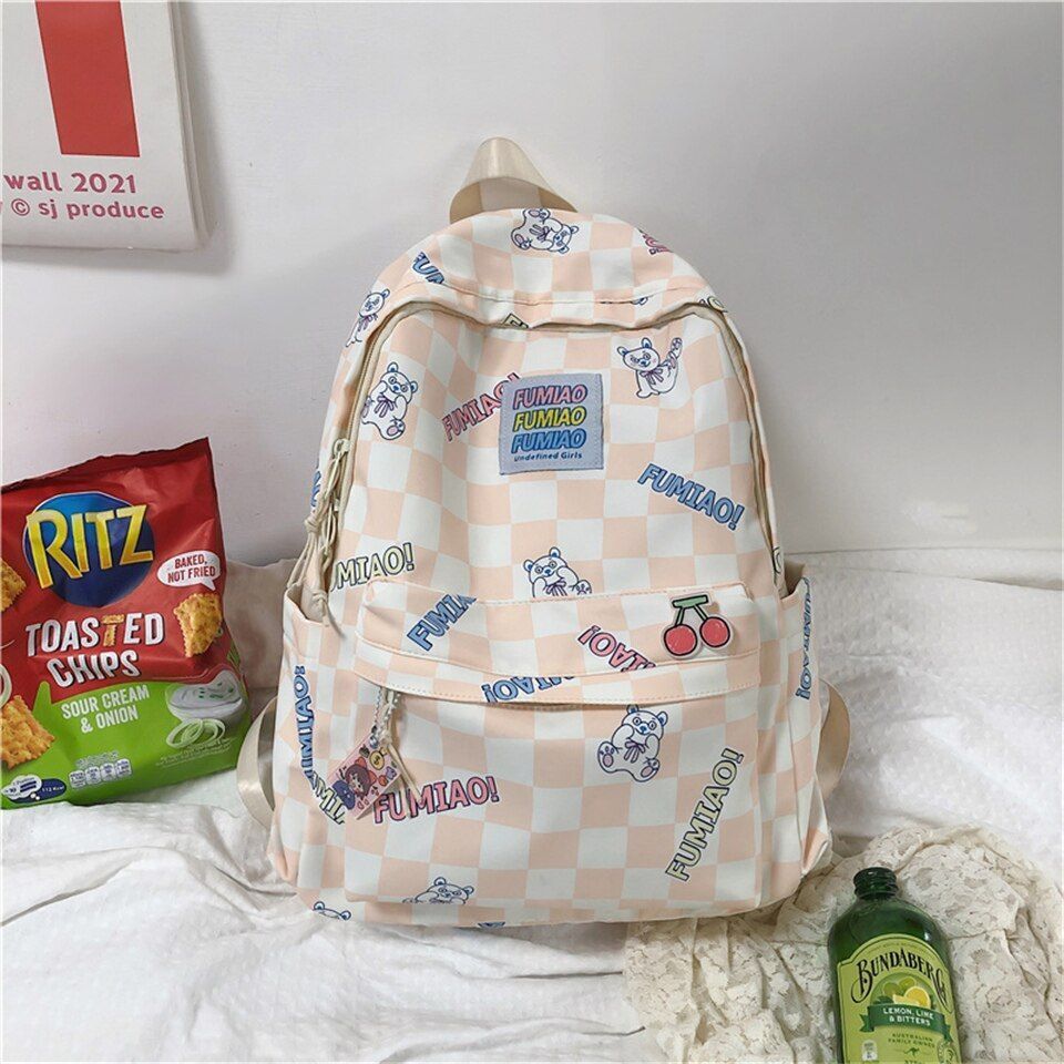 Fashion Backpack Waterproof Oxford School Shoulder Light Travel Bag 30*31*14 CM