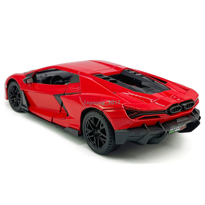 1/24 Lamborghini Revuelto Model Car Diecast Toy Vehicle Toys for Boys Kids Red