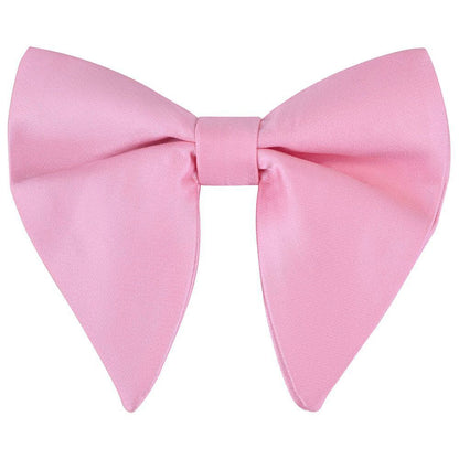 Men Bow Tie Silk Polyester Classic For Party Wedding Big Bowknot Casual Neckties