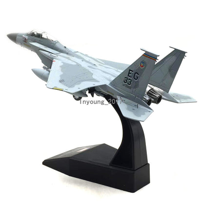 1/100 US Army McDonnell-Douglas F-15A 1985 Fighter Diecast Metal Airplane Model