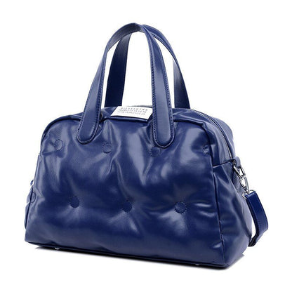 Retro Women's Shoulder Padded Bag Luxury Handbags Shopper Square Bags Polyester