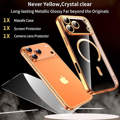 Magnetic for Iphone 17 Pro Max Case with Screen Protector & Camera Protection,Co