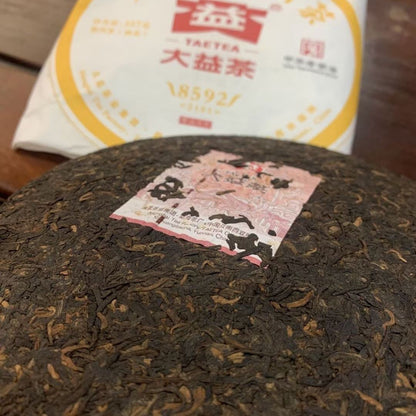 2021 TAETEA Dayi Ripe Pu-erh Tea 357g Recipe 8592 Menghai Yunnan Puer Tea 2101