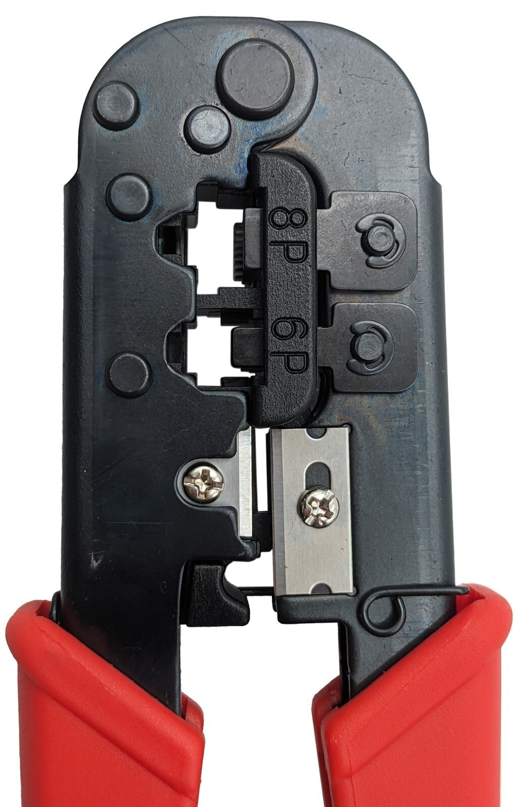 Dual Modular Plug Crimping Tool for 8P8C/RJ-45, 6P6C/RJ-12, 6P4C/RJ-11