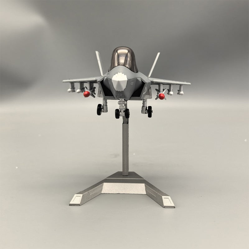 Q Version Cartoon Alloy Aircraft Model China J35 Fighter J-35 Model Aircraft