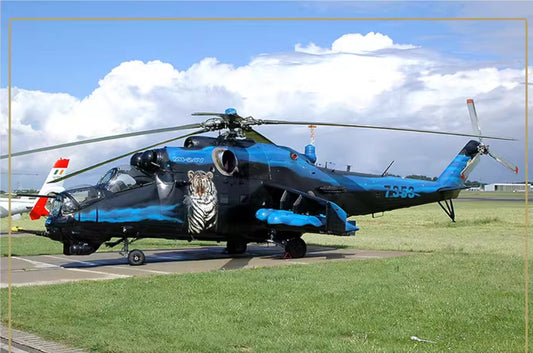 1:72 BLESS Polish Air Force Mi-24V Hind NTM 2005 Attack Helicopter Diecast Model