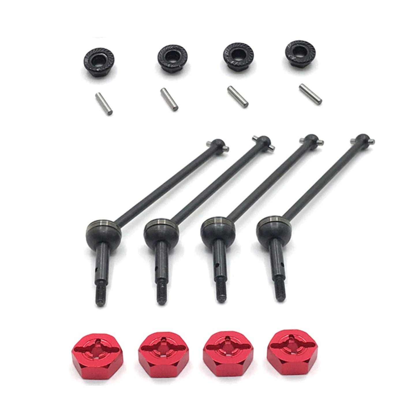 RC Car CVD Drive Shaft Hex Adapters For WLtoys 1/14 144001 1/12 124018 124019