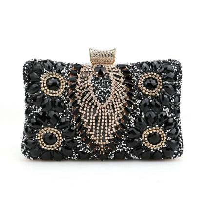 Green Tassel Women Evening Bags Shoulder Handbags For Party Holder Purse