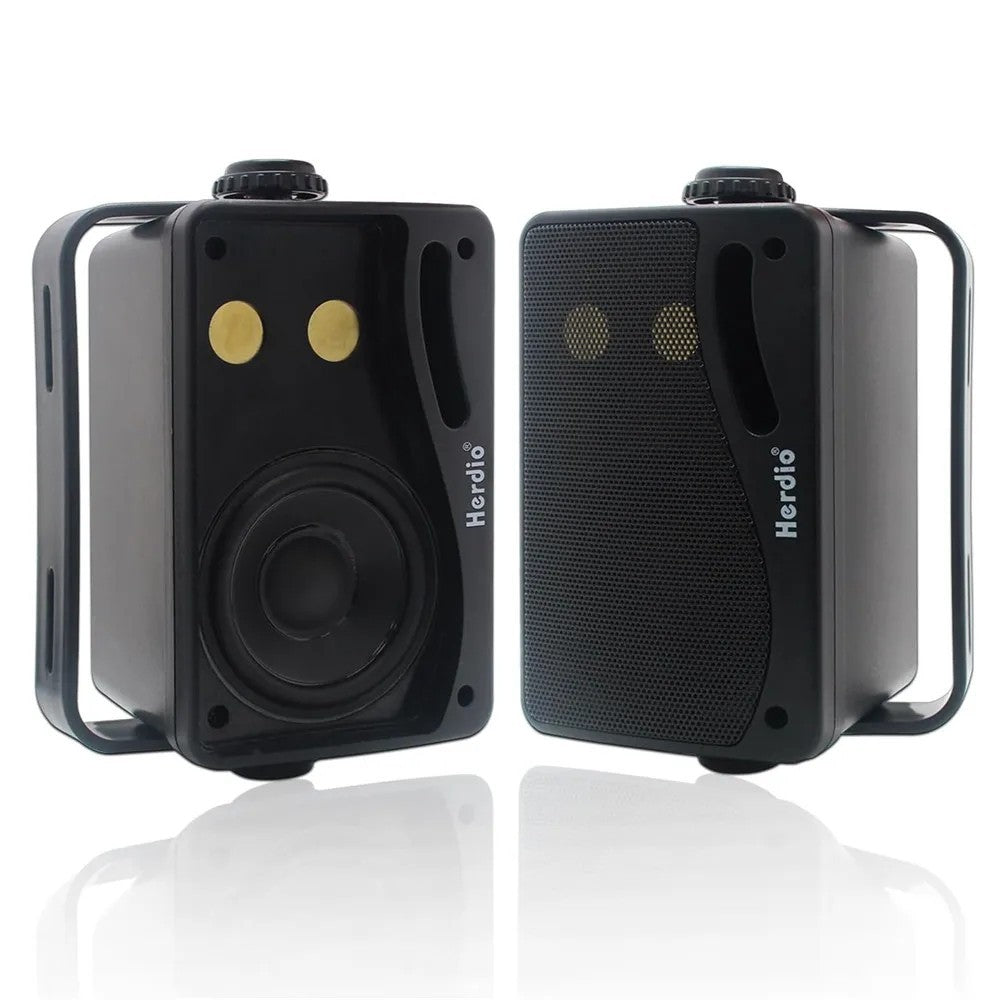 3.5 Inch Outdoor Speakers Wired Waterproof 200W 3 Way Premium Mountable Wale