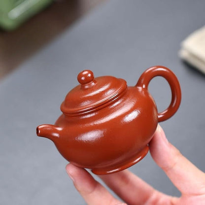 Mini Zisha Teapot Zhuni Pot Small Capacity Dahongpao Pocket Pot Tea Pet 90-140ml