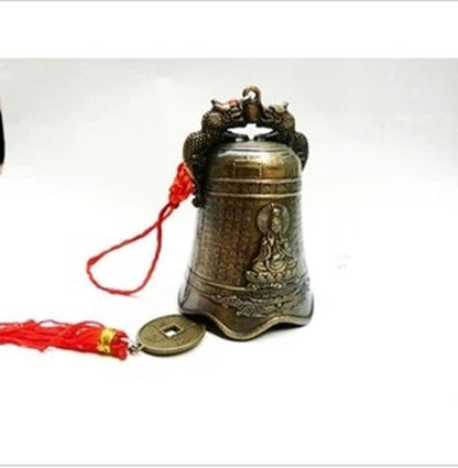Collectibles Old Tibetan Buddhism Temple Copper handmade Bells Statue small