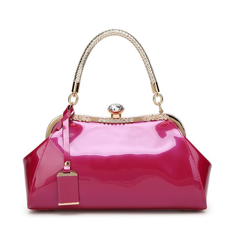 Evening Messenger Bag Handbags Patent Leather Shoulder Clutches 32*18*13 cm 1 pc