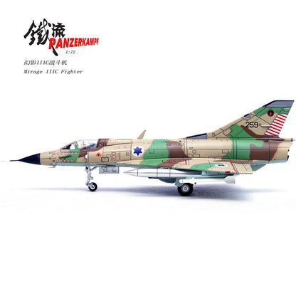 1:72 Panzerkampf Israeli Air Force Mirage IIIC Fighter Plane Diecast Model