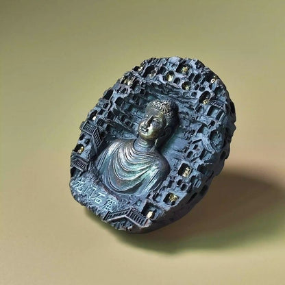 Longmen Grottoes Fridge Magnet 2.72in Handmade Travel Souvenir Buddha Magnet