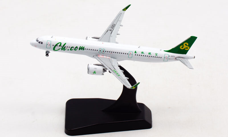 JC Wings Spring Airlines first Airbus A321neo B-30EU 1:400 plane Pre-built Model