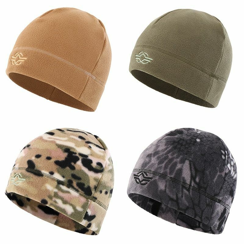 Warm Fleece Hiking Cap Windproof Thermal Hat Cycling Hunting Caps Outdoor Sports