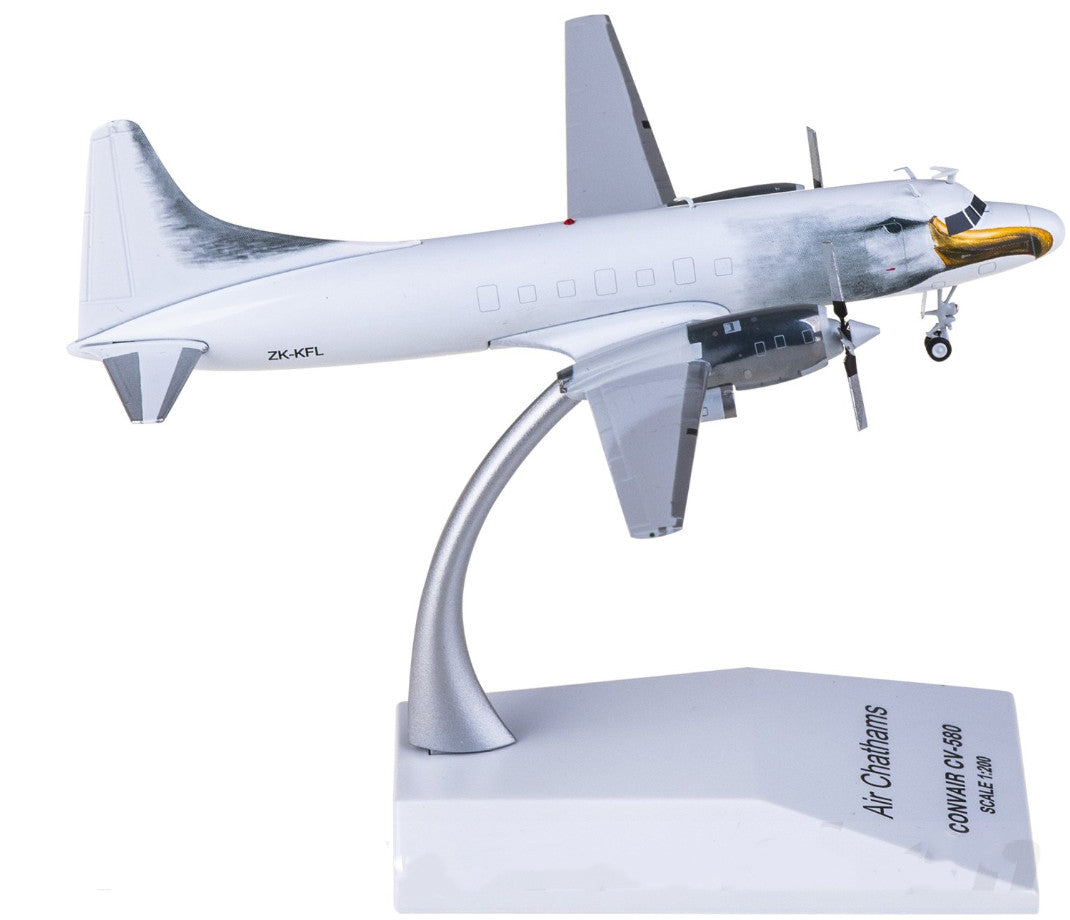 1:200 JC Wings Air Chathams Convair CV-580F Passenger Diecast Airplane Model
