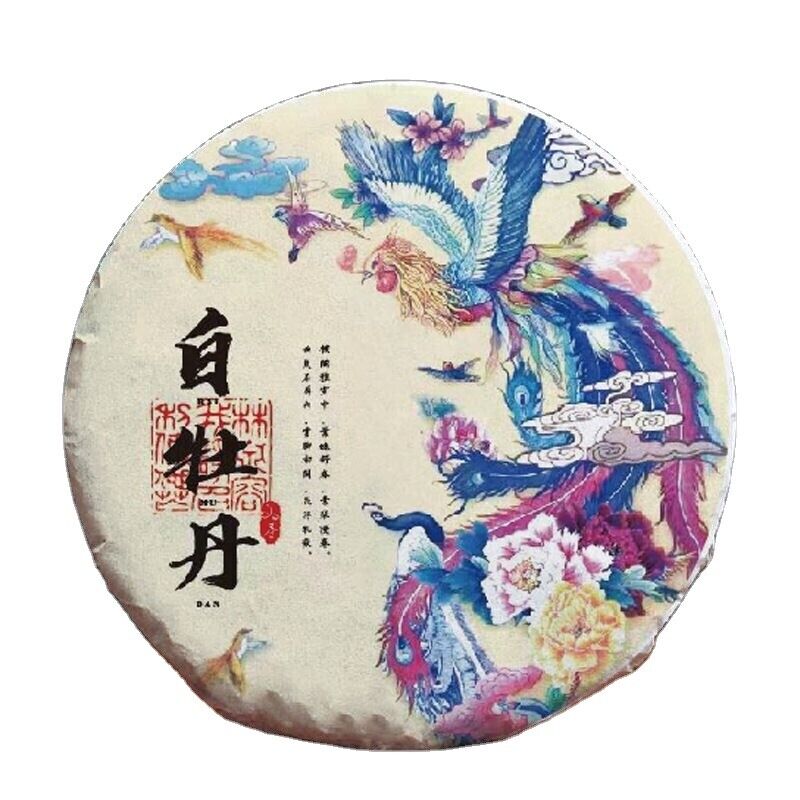 Organic White Tea, White Mulan, White Peony Tea, Natural Pu'er Tea Cake 300g/10.58 oz