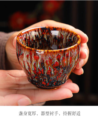 115ml Master Cup Tea Cup Ceramic Kung Fu Tea Bowl Tea Tasting Cup Jianzhan Cup