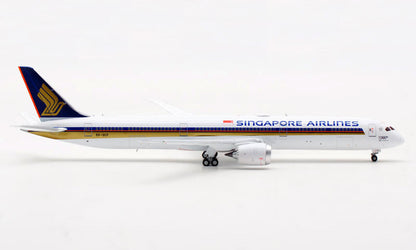 JC Wings Singapore Airlines B787-10 9V-SCP 1000TH 1:400 plane Pre-builded Model
