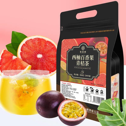 Passion Fruit Green Orange Tea Xi You Bai Xiang Guo Qing Ju Cha 300g (20Packets)