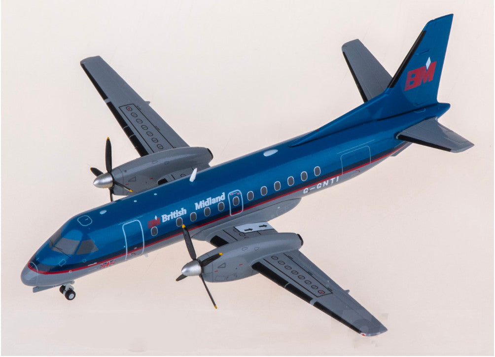 1:200 JC Wings BMI Saab 340B G-GNTI Airplane Diecast Aircraft Plane Model