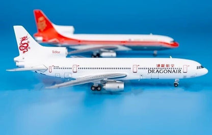 2PC 1:400 JC Wings DRAGONAIR Lockheed L-1011 Tristar Airplane Diecast Model