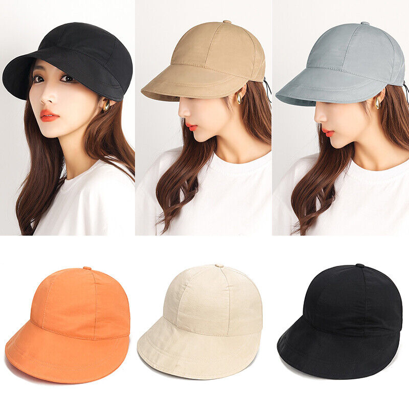 Womens Sun Hat Visors Fisherman Hat Hiking Baseball Cap Beach Cap UV Protection