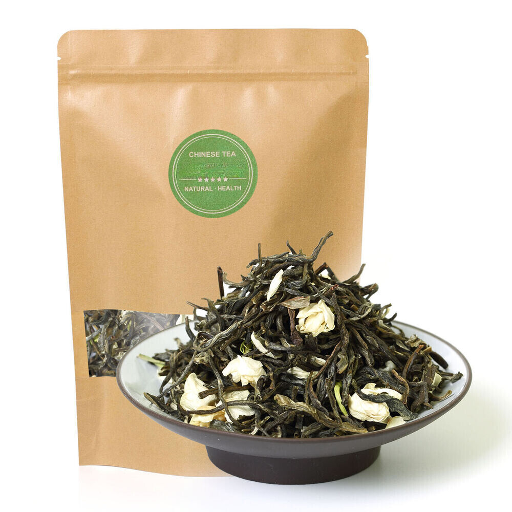 Fujian Jasmine Silver Green Tea Organic Loose Leaf YinHao Tip HELLOYOUNG Premium