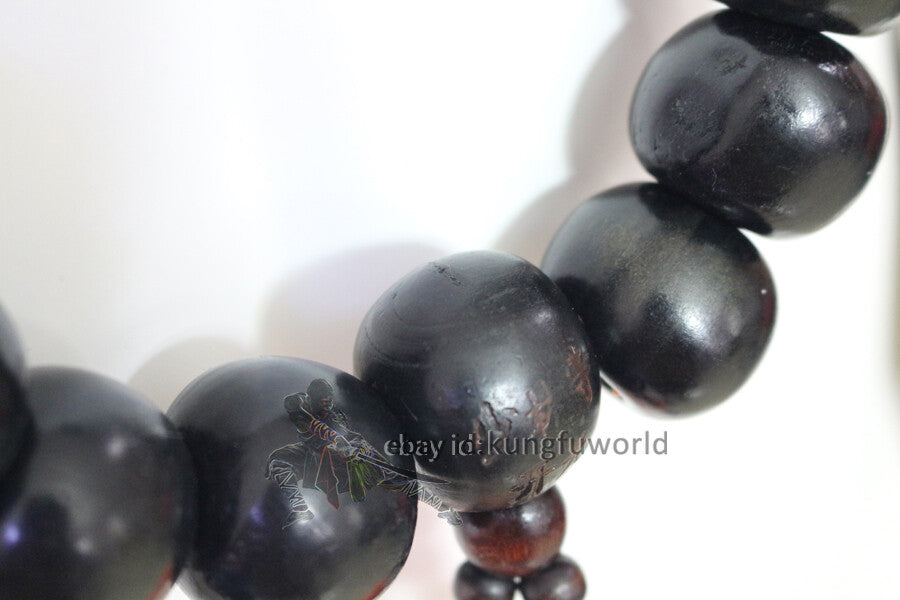 Shaolin Monk Prayer Beads Necklace to match Kung fu Martial arts Suit