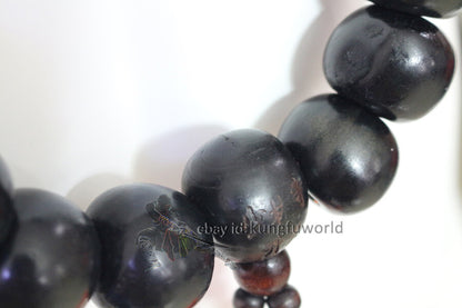 Shaolin Monk Prayer Beads Necklace to match Kung fu Martial arts Suit
