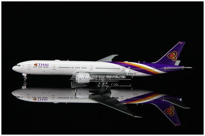 1:400 JC Wings THAI BOEING 777-300ER Passenger Airplane Flap Down Diecast Model