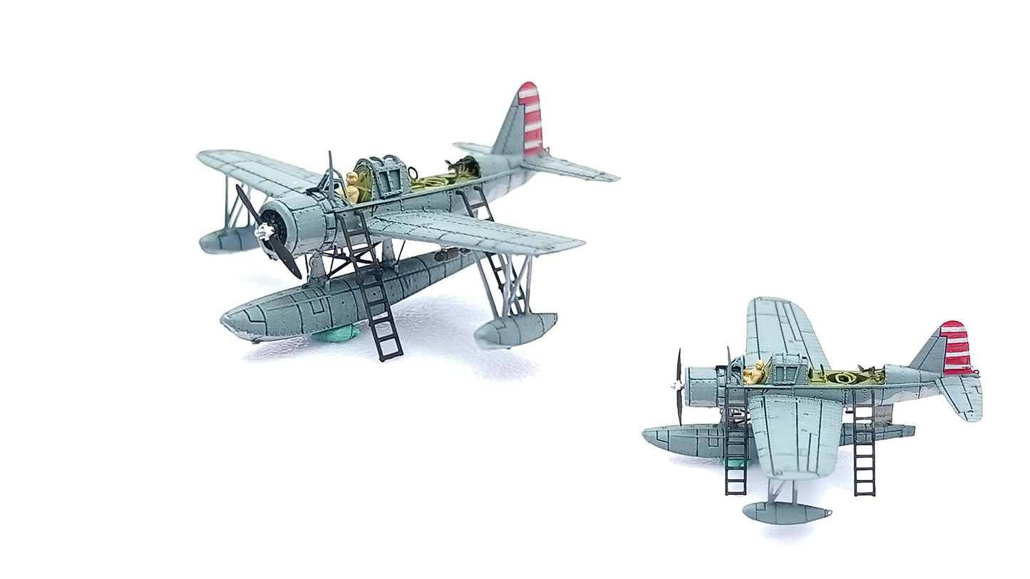 Uncolored 1/350 Scale OS2U-3 KINGFISHER SEAPLANE 3D printing model 3PCS