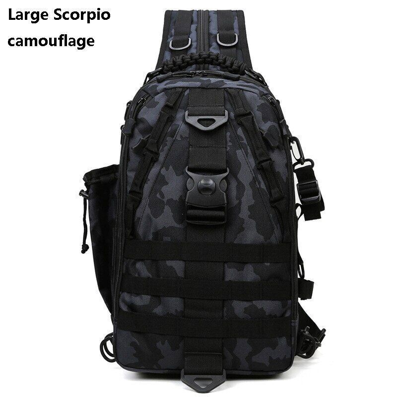 Men's Military Shoulder Bag Army Body Chest Bags Trekking Crossbody Hiking Pack