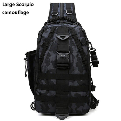 Men's Military Shoulder Bag Army Body Chest Bags Trekking Crossbody Hiking Pack