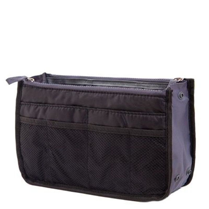 Organizer Insert Bag Women Nylon Travel Handbag Purse Large liner Cosmetic Bag